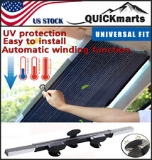 Car Sun Shade Auto Retractable Curtain Uv Protection Front Windshield Sun Visor