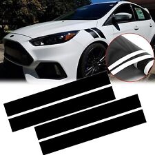 Fit Car Rally Side Hood Hash Dual Fender Stripes Vinly Decal Sticker Universal