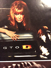 1966 Pontiac Gto Convertiible General Motors Hot Rod Car Print Ad Gift 1967