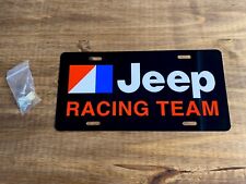 Amc Jeep Racing Team Vanity License Plate- New