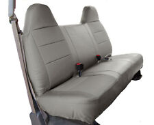 Iggee S.leather Custom Bench Front Seat Covers For Ford F-250 350 Grey