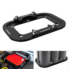 For Optima Aluminum Battery Relocation Tray Hold Down Top D34 D78 Black Anodized