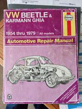 Haynes Repair Manuals Vw Beetle And Karmann Ghia 1954 Through 1979 Mn718