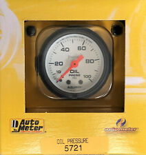 Auto Meter 5721 Phantom Oil Pressure Gauge Mechanical 0-100 Psi 2 116