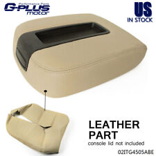 Center Console Armrest Leather Beige Cover Fit For Chevy Tahoe Suburban 07-13