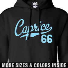 Caprice 66 Jersey Hoodie - 1966 Script Hooded Sweatshirt - All Sizes Colors
