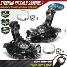 2pcs Front Steering Knuckle Wheel Hub Bearing Assembly For Honda Accord 13-16
