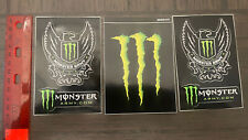 Monster Energy Stickers Lot Of 3