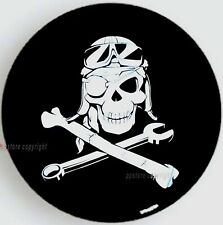 16 Pirate Mechanical Skull Spare Wheel Tire Cover For Jeep Liberty Wrangler L