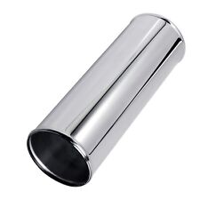 4 In Straight Intercooler Pipe Air Intake Hose Aluminum Alloy Tube Silver 30 Cm