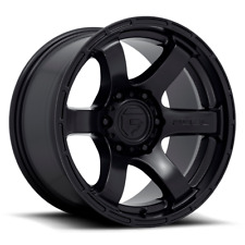 1 18 Inch Satin Black Wheels Rims Fuel Rush 18x9 -12mm D76618907545 5x5 Lug