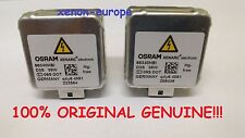 2pcs 2x D3s Osram 66340hbi Xenon Bulbs Original Genuine Pair Hid