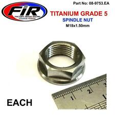Titanium Front Wheel Axle Spindle Nut M18x1.50mm Yamaha Yz450f Monster Energy 22