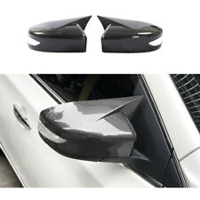 Carbon Fiber Style Rear View Mirror Cover Trim For Nissan Altima 2013-2018