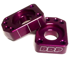Bdp Racing Kx 85100112 Axle Blocks - Purple - Made In Usa