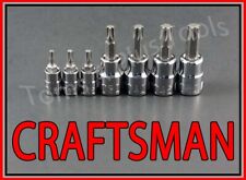 Craftsman Hand Tools 7pc 14 38 Dr Torx Star Bit Ratchet Wrench Socket Set
