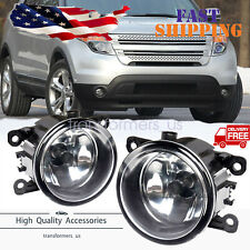 For Ford Explorer 2011-15 Clear Lens Pair Bumper Fog Light Lamp Oe Replacement