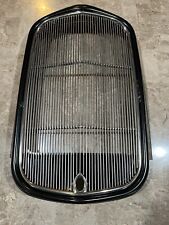 1932 Ford Hot Rod Steel Radiator Grill Shell Smooth Stainless Grille Insert