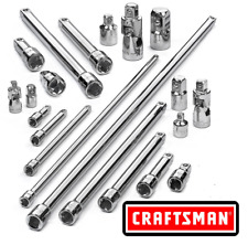 New Craftsman Socket Extension 14 38 Or 12 In. Drive Bar Any Size Ext