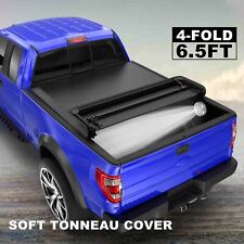 4-fold 6.5ft Bed Truck Tonneau Cover For Chevy Silverado Gmc Sierra 1500 2500hd