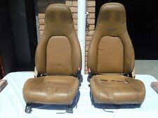 16 Miatamecca Seat Set Tan Leather 94-97 M-edition Miata Mx5 Na8257150d Oem