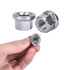 Bicycle Hub Nuts Front Rear Drum Hub Axle Fastening Nut With Anti-skid Text-