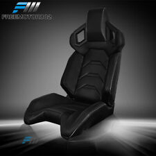 Adjustable Universal Racing Seat Passenger Right Pu Carbon Leather Dual Slider