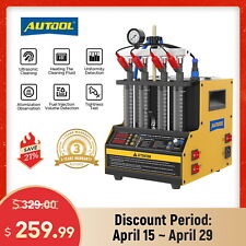 Autool Ct160 Ultrasonic Fuel Injector Tester Cleaner Car Nozzle Cleaning Machine