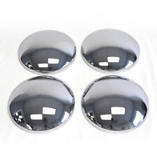 10-18 Chrome Baby Moons Moon Center Hubcaps Steel Wheel Cover Hot Rod Smoothie