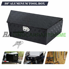 39 L 15.5 W 12 H Aluminum 5 Bar Trailer Tongue Box Pickup Tool Box Storage