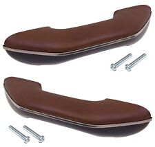1955 1956 1957 1958 1959 Chevy Gmc Truck Brown Arm Rests W Hardware 55-56665-br