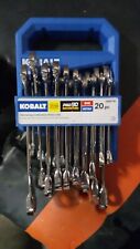 Kobalt 87717 Ratcheting Combination Wrench Set - 20 Piece