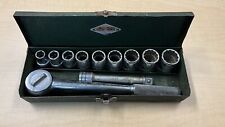 Vintage Sk The Sherman Klove Co. Socket Set 12 Point 12drive Made In Usa.