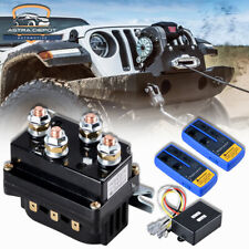 12v 500a Winch Solenoid Relay For 8000lb-12000lb Winch 2x Remote Control 150ft