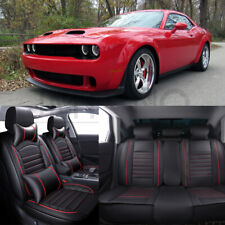 For Dodge Challenger Charger Rt Sxt Car Seat Covers Front Rear Full Set Cushion