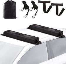 Zone Tech Universal Car Roof Rack Soft Pads Carrier System Upgraded Non Slip