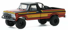Greenlight 35170-c 164 1978 Black Red Ford F-250 With Off-road Parts Model