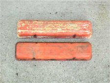 Vintage Sbc Chevrolet Script Valve Covers 1955 To 1959 265 283 Staggered Bolt