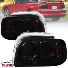 Smoke Tail Lights Fits 1994-1998 Ford Mustang Rear Brake Lamps Leftright 94-98