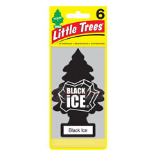 Little Trees Black Ice Hanging Air Freshener Scent Home Car 6-12-24-48-96-144 Pc