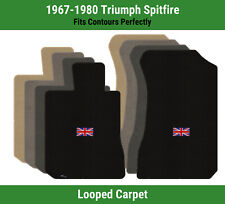 Lloyd Classic Loop Front Carpet Mats For 67-80 Triumph Spitfire Wbritish Flag