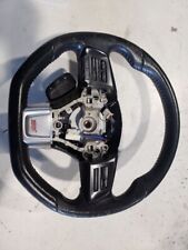 2015 Impreza Steering Wheel Black Leather Red Stitches W Controls Oem