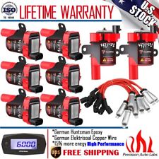 Round Ignition Coil Spark Plug Pack For Chevy Silverado Gmc Ls1 Ls3 4.8 5.3 6.0l
