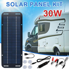 30w Solar Panel 12v Trickle Charge Battery Charger For Maintainer Marine Rv Car
