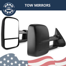 Pair Manual Tow Mirror For 99-07 Chevy Silverado Sierra 1500 2500 3500 Side View