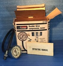 Vintage Engine Compression Tester Sears Penske Gauge 244-2149 300psi Usa