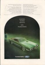 Ford Thunderbird Soaring To New Heights 1970 Vintage Ad Ford
