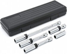 Gearwrench 80601 - 5 Pc 38 Drive 6 Pt. Magnetic Swivel Spark Plug Socket Set