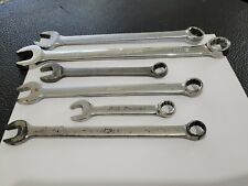 Snap On 6 Piece Sae Wrench Wrench Used 1116 New Combination Assorted