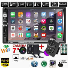 2 Din 7 Hd Car Stereo Radio Mp5 Player Bluetooth Touch Screen With Rear Camera
